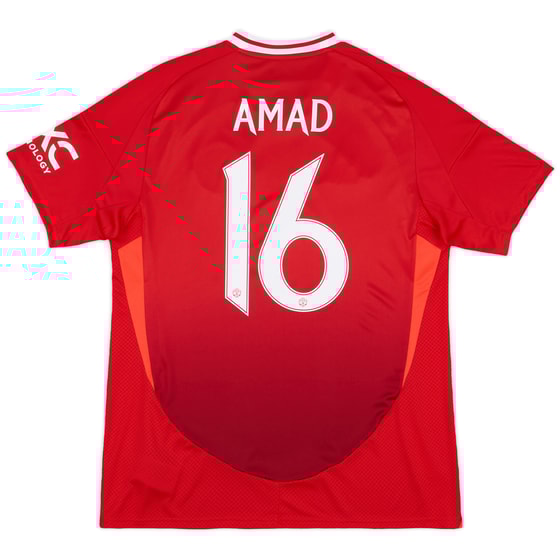 2024-25 Manchester United Home Shirt Amad #16