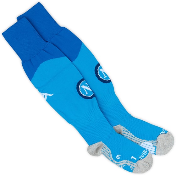 2017-18 Napoli Home Socks (EU 27-30)