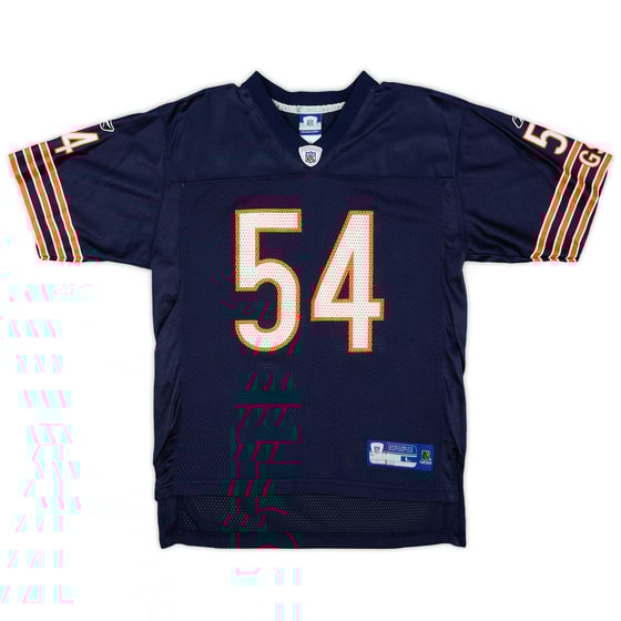 2005-06 Chicago Bears Urlacher #54 Reebok On Field Home Jersey - 9/10 - (L.Boys)