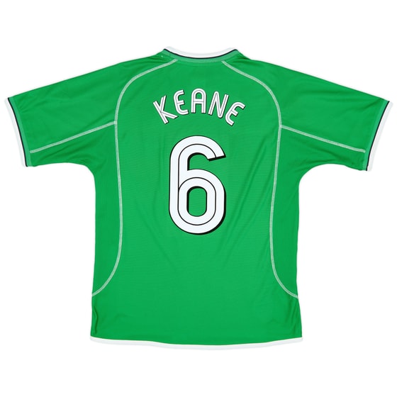 2001-03 Ireland Home Shirt Keane #6
