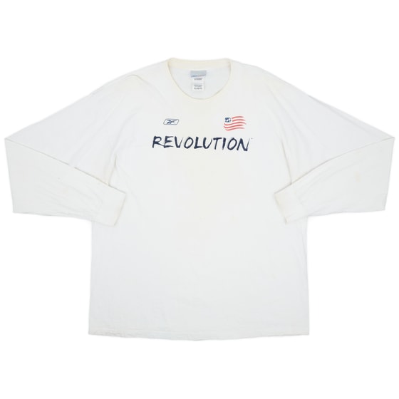 1997-98 New England Revolution Reebok Cotton L/S Tee - 4/10 - (XL)