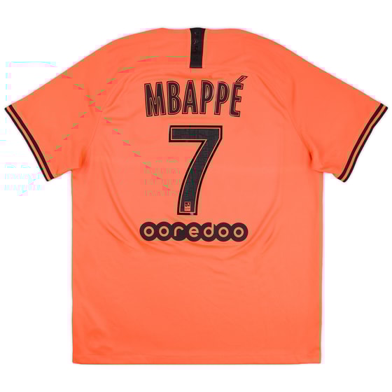 2019-20 Paris Saint-Germain Away Shirt Mbappe #7 - 7/10 - (XL)