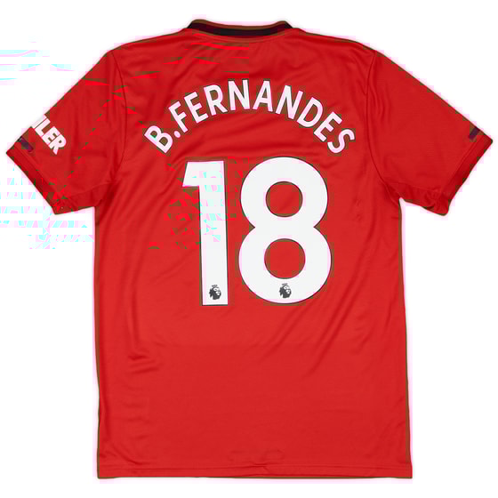 2019-20 Manchester United Home Shirt B.Fernandes #18