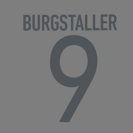 2021-22 St Pauli Third Burgstaller #9 Name Set