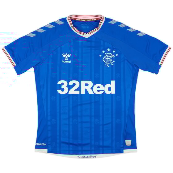 2019-20 Rangers Home Shirt - 7/10 - (L)