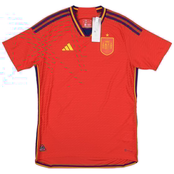 2022-23 Spain Authentic Home Shirt