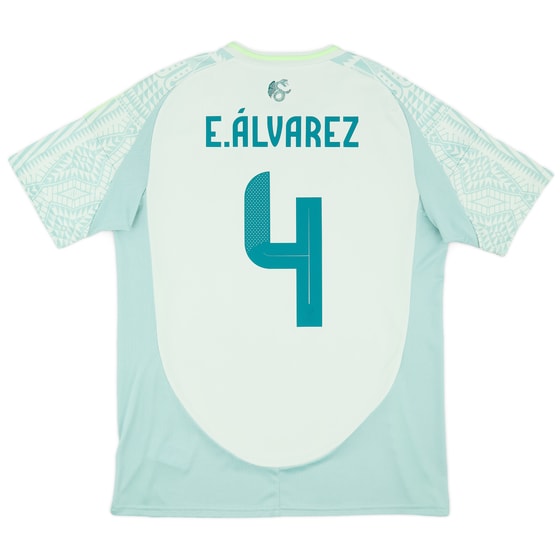 2024-25 Mexico Away Shirt E.Alvarez #4