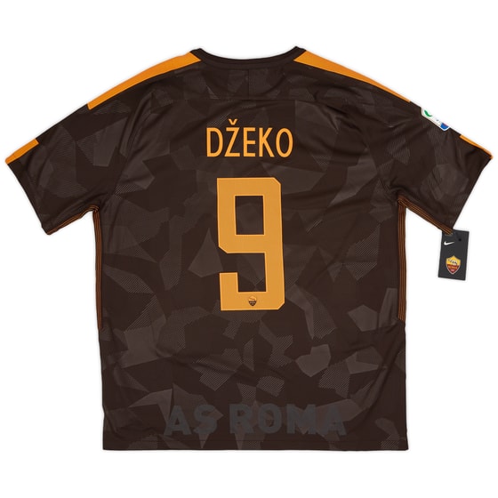 2017-18 Roma Third Shirt Dzeko #9 (XL)