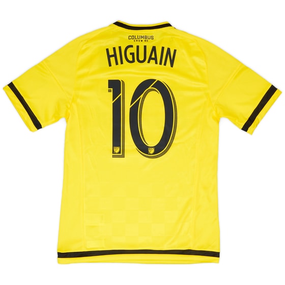 2015 Columbus Crew Match Issue Home Shirt Higuain #10