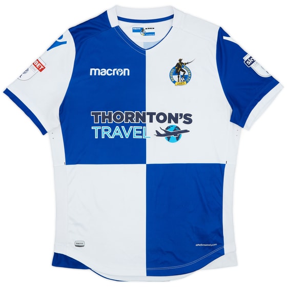 2017-18 Bristol Rovers Home Shirt #7 - 8/10 - (M)