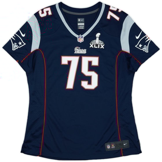 2015 New England Patriots Wilfork #75 Nike Game Home Jersey - 7/10 - (L)