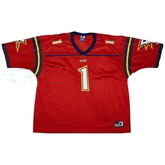 2001 Orlando Rage #1 Champion Home Jersey - 5/10 - (XXL)