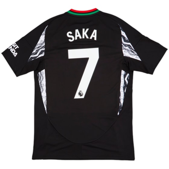 2024-25 Arsenal Away Shirt Saka #7 - 8/10 - (M)