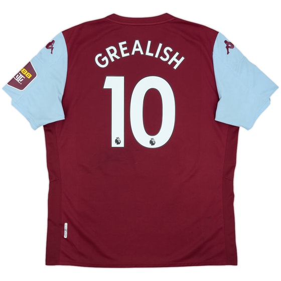 2019-20 Aston Villa Home Shirt Grealish #10 - 6/10 - (XXL)