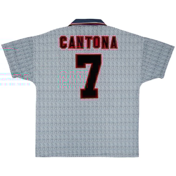 1995-96 Manchester United Away Shirt Cantona #7 - 8/10 - (XL)