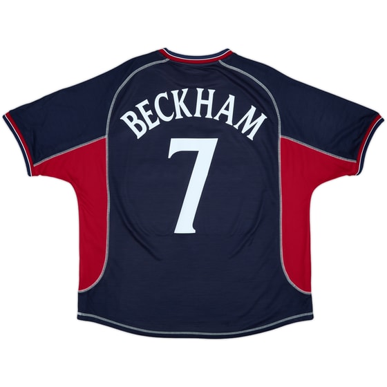 2000-01 Manchester United Third Shirt Beckham #7 - 8/10 - (XXL)