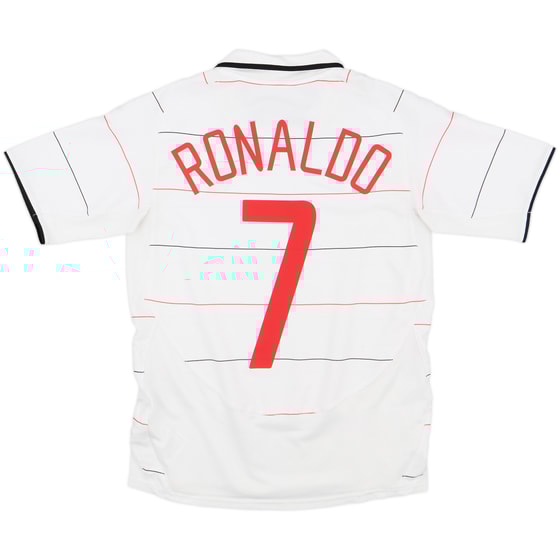 2003-05 Manchester United Third Shirt Ronaldo #7 - 8/10 - (XL.Boys)