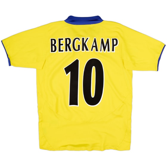 2003-05 Arsenal Away Shirt Bergkamp #10 - 7/10 - (M)