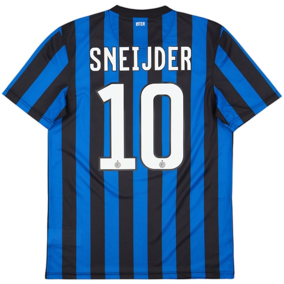 2011-12 Inter Milan Basic Home Shirt Sneijder #10 - 9/10 - (M)