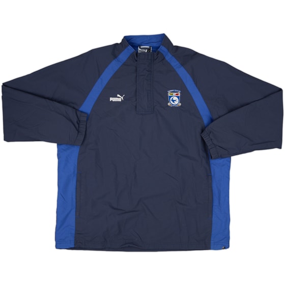 2009-10 Cardiff City Puma 1/4 Zip Drill Top - 6/10 - (L)