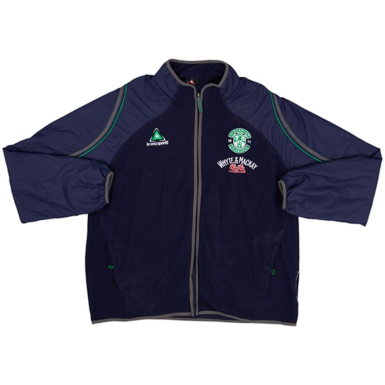 2008-09 Hibernian Le Coq Sportif 1/4 Zip Drill Top - 8/10 - (L)