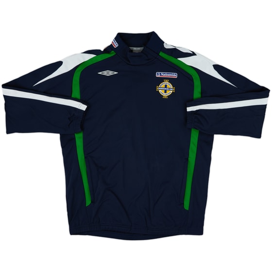 2007-09 Northern Ireland Umbro 1/4 Zip Drill Top - 6/10 - (XL)