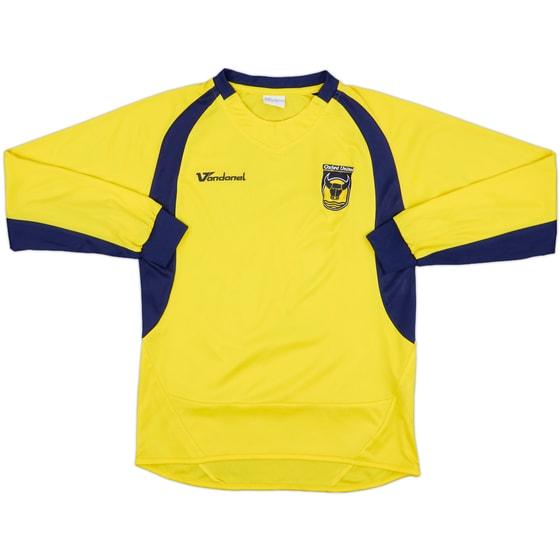 2000s Oxford United Home L/S Shirt #16 - 6/10 - (L.Boys)