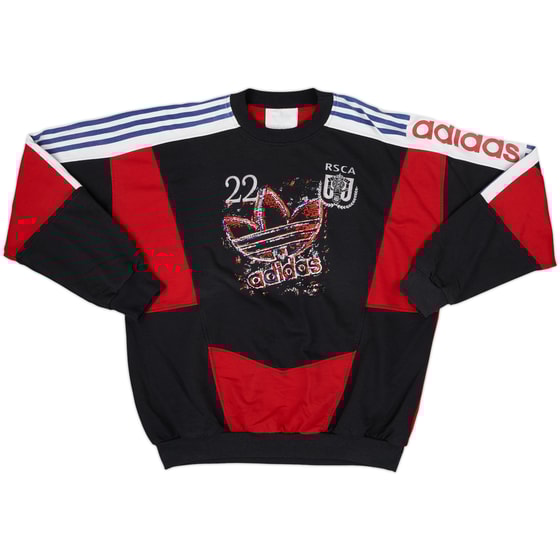 1990s Anderlecht Player Issue adidas Sweat Top #22 - 6/10 - (M)