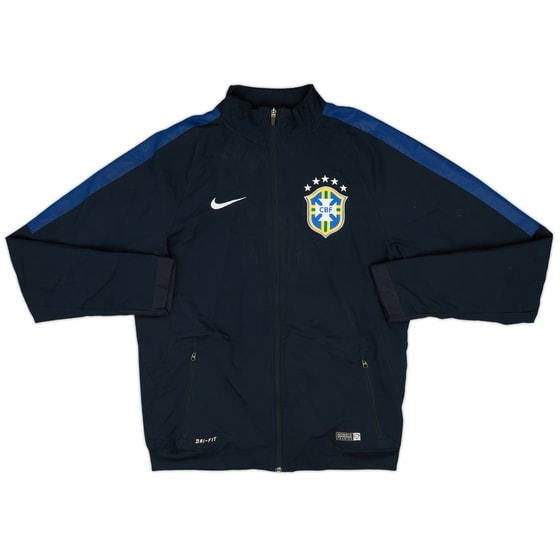 2014-15 Brazil Nike Track Jacket - 8/10 - (S)