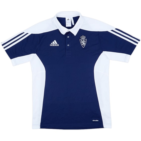 2016-17 Real Zaragoza adidas Polo Shirt - 9/10 - (S)