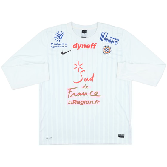 2012-13 Montpellier Away L/S Shirt - 7/10 - (XL)