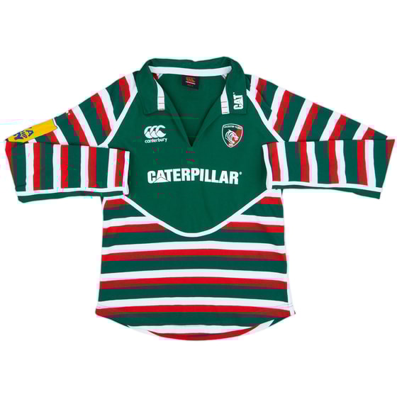 2012-13 Leicester Tigers Home Rugby Shirt - 8/10 - (Women's M)
