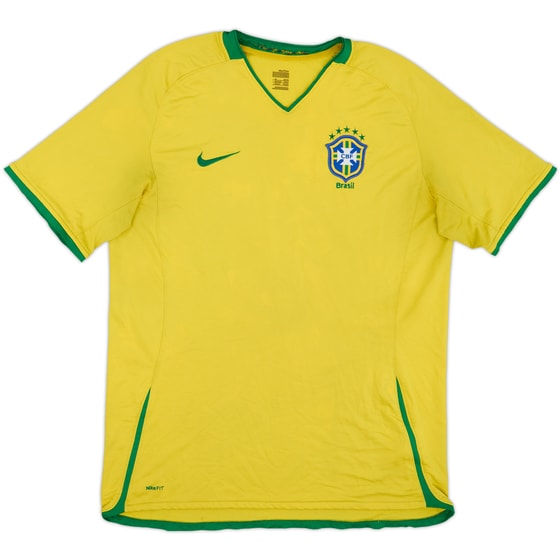 2008-10 Brazil Home Shirt - 4/10 - (XL)