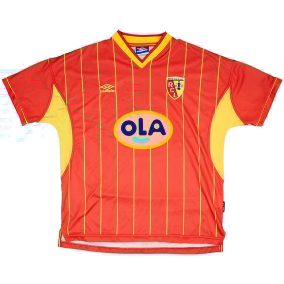 1999-00 Lens Home Shirt - 6/10 - (XXL)