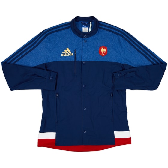 2014-15 France Rugby adidas Anthem Jacket - 9/10 - (M)