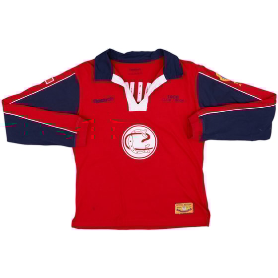 2005-06 Chivas Guadalajara Reebok Centenary Polo L/S Shirt - 6/10 - (M.Boys)