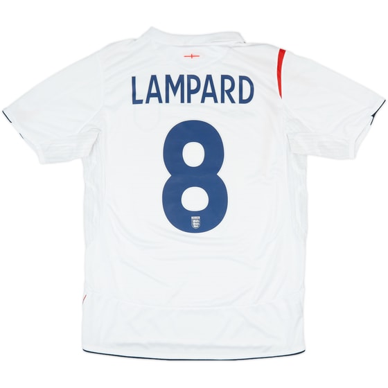 2005-07 England Home Shirt Lampard #8 - 4/10 - (M)