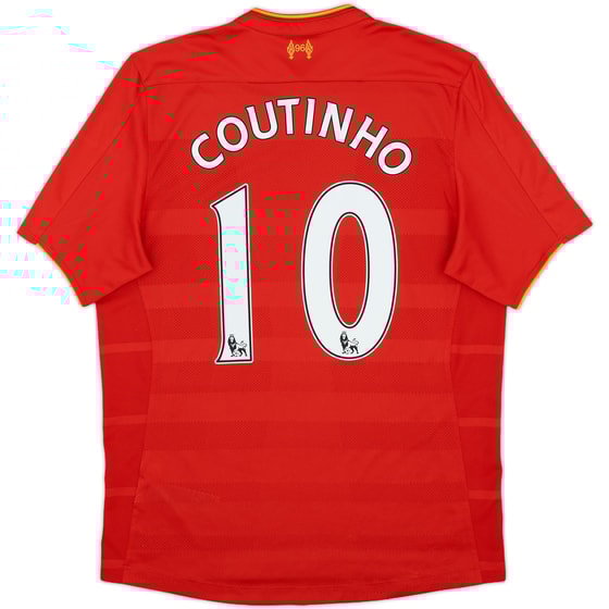 2016-17 Liverpool Home Shirt Coutinho #10 - 6/10 - (M)