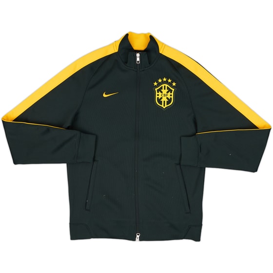 2014-15 Brazil Nike Track Jacket - 7/10 - (S)