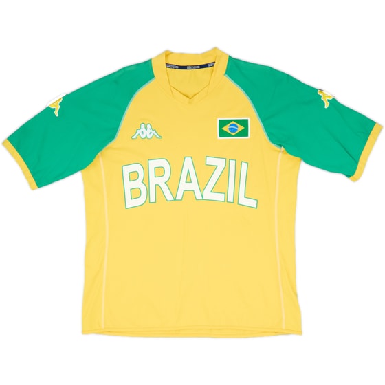 2000-02 Brazil Kappa Training Shirt - 8/10 - (M)