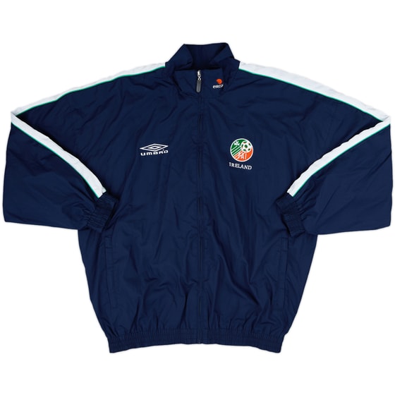 2002-03 Ireland Umbro Track Jacket - 8/10 - (M)