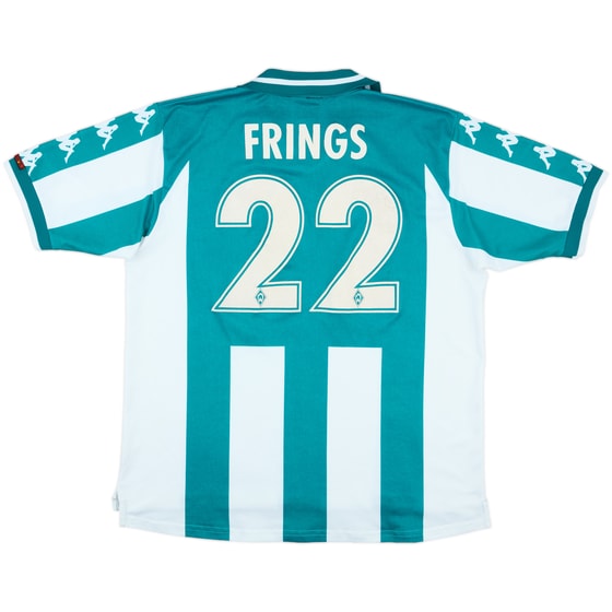 2000-01 Werder Bremen Home Shirt Frings #22 - 7/10 - (XL)
