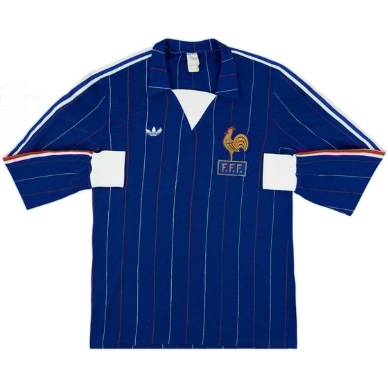 1980-82 France Home L/S Shirt - 8/10 - (L)