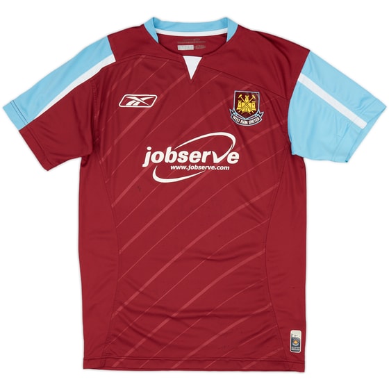 2005-07 West Ham Signed Home Shirt - 7/10 - (XS)
