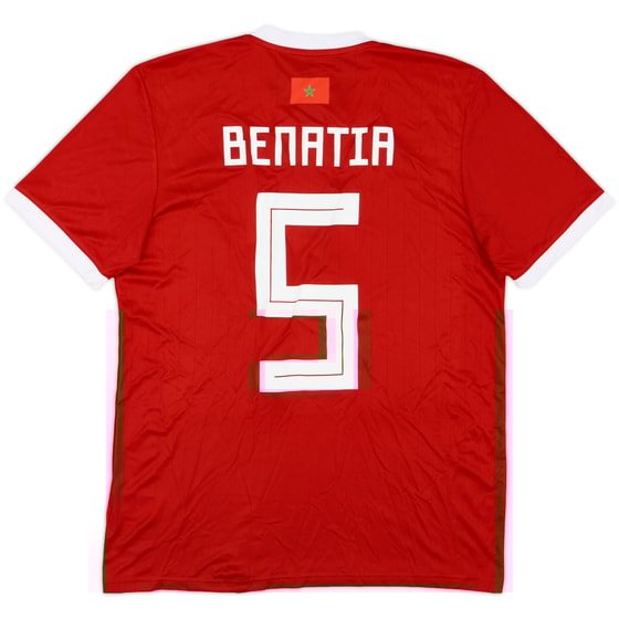 2018-20 Morocco Home Shirt Benatia #5 - 6/10 - (M)
