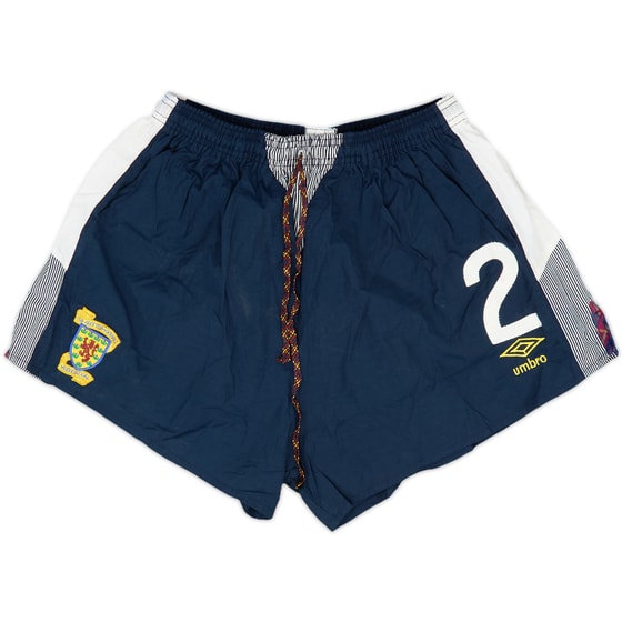 1988-91 Scotland Umbro Player Issue Training Shorts #2 (McLeish) - 7/10 - (L)