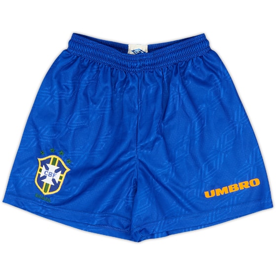 1996-97 Brazil Home Shorts - 9/10 - (XS)