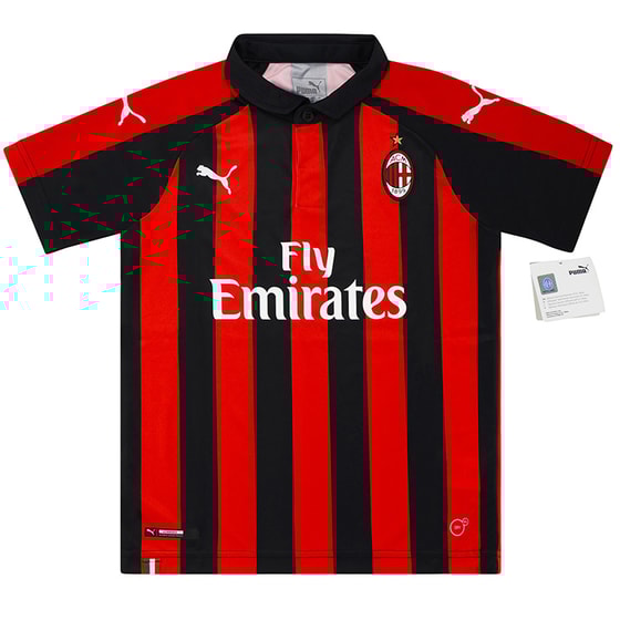 2018-19 AC Milan Home Shirt (KIDS)