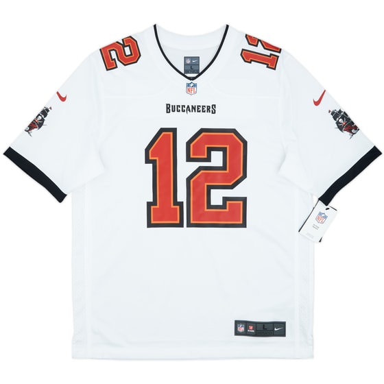 2020-22 Tampa Bay Buccaneers Brady #12 Nike Game Away Jersey (L)