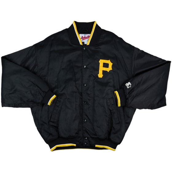 1990s Pittsburgh Pirates Starter Satin Varsity Jacket - 7/10 - (XXL)